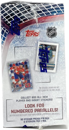 Topps 2025-26 NHL Hockey Sticker Collection Box (50 Packs)