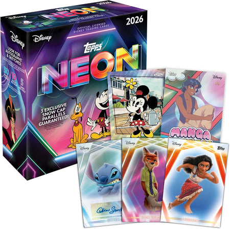 2026 Topps Neon Disney - Mega Box (50 Cards) Trading Cards Topps