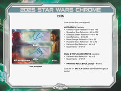 Topps Chrome Star Wars 2025: Blaster Box - 8 Packs Trading Cards Topps