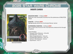 Topps Chrome Star Wars 2025: Blaster Box - 8 Packs Trading Cards Topps