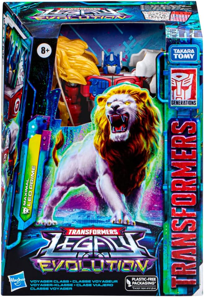 Transformers Legacy: Voyager Class Maximal Leo Prime Toys & Games Hasbro