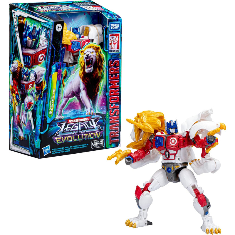 Transformers Legacy: Voyager Class Maximal Leo Prime Toys & Games Hasbro