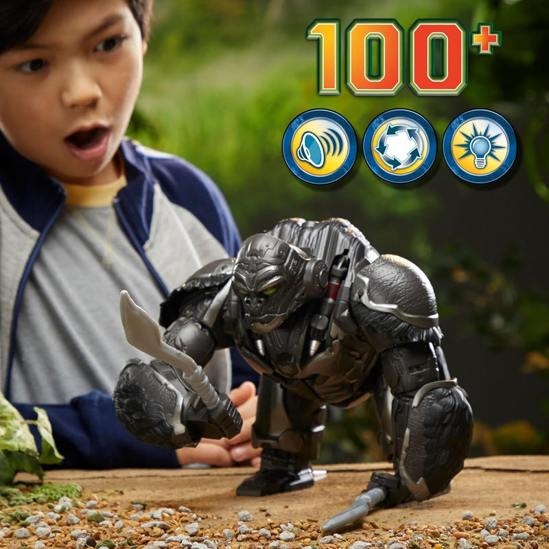 Transformers Rise of the Beasts: Command and Convert Optimus Primal Toys & Games Hasbro