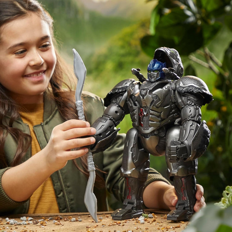 Transformers Rise of the Beasts: Command and Convert Optimus Primal Toys & Games Hasbro
