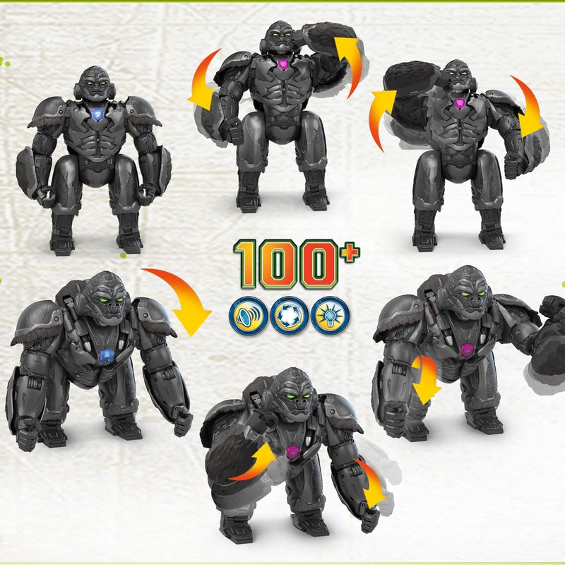 Transformers Rise of the Beasts: Command and Convert Optimus Primal Toys & Games Hasbro
