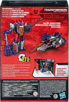 Transformers War for CyberTron: Starscream - 06 Studio Series Gamer Edition Toys & Games Hasbro