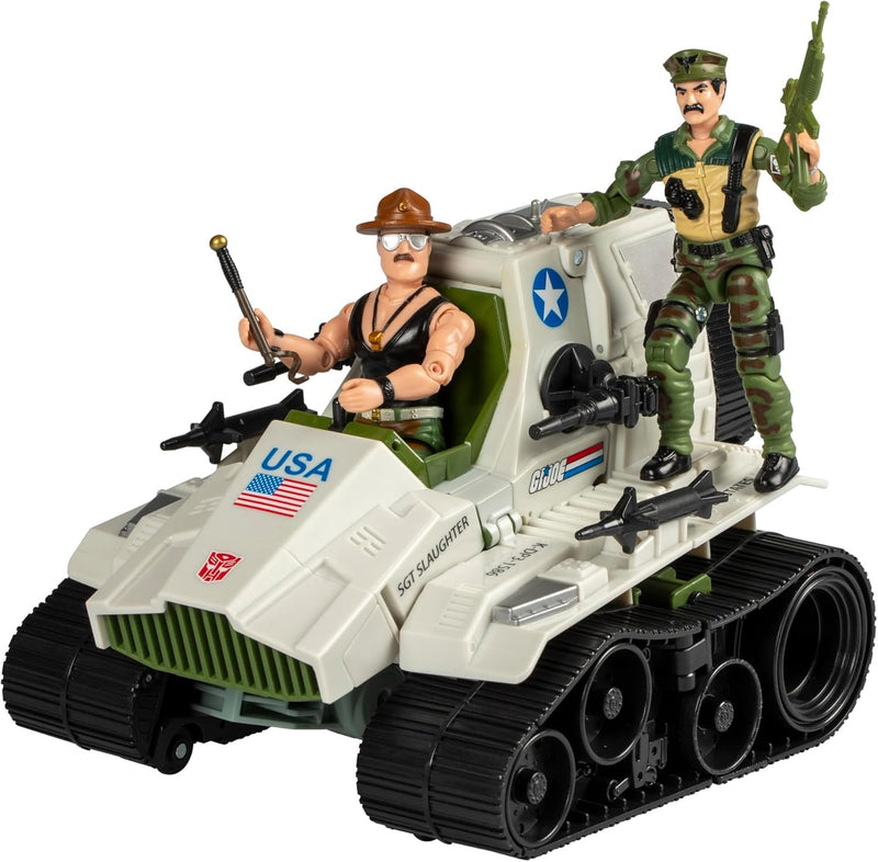 Transformers and G.I. Joe Collaboration: Autobot Kup Triple T / Leatherneck / Sergeant Slaughter Toys & Games Hasbro