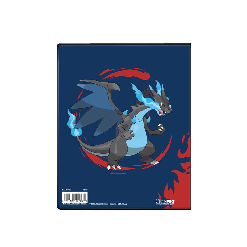 Ultra Pro: 4 Pocket Portfolio - Pokemon Mega Charizard X&Y Card Game Accessories Ultra Pro