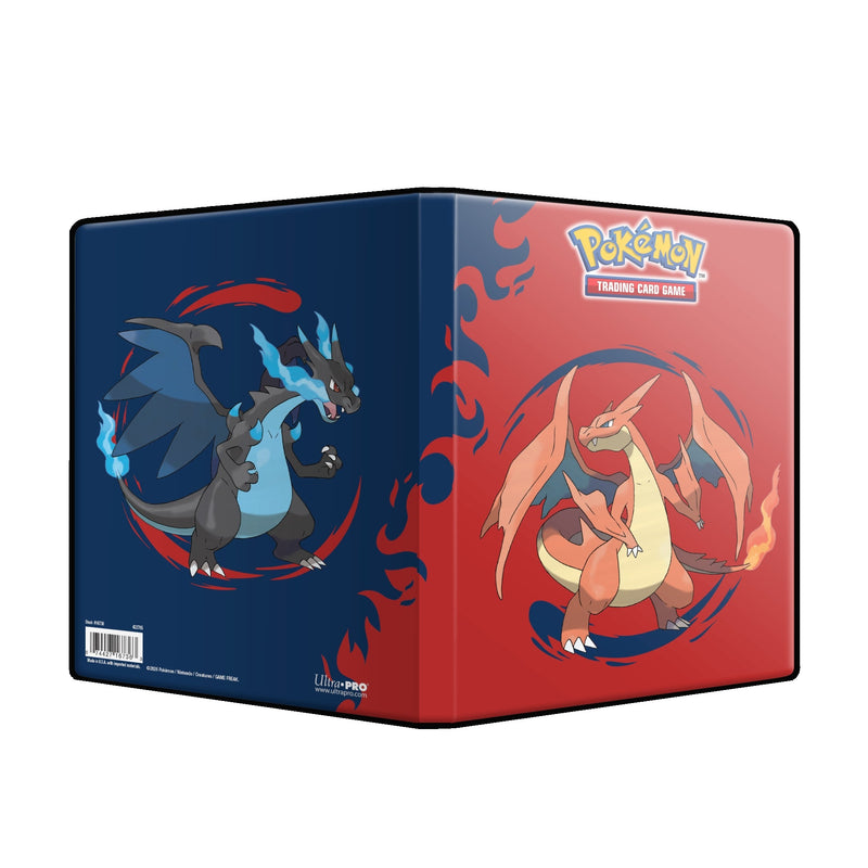 Ultra Pro: 4 Pocket Portfolio - Pokemon Mega Charizard X&Y Card Game Accessories Ultra Pro