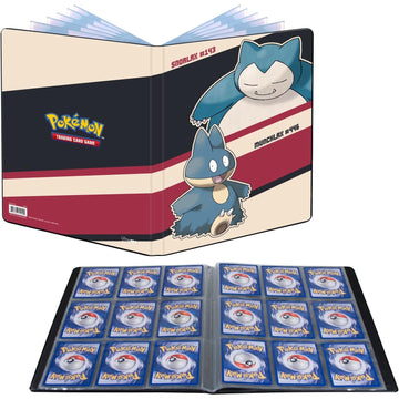 Ultra Pro Pokemon TCG: Snorlax and Munchlax 9-Pocket Portfolio Card Game Accessories Ultra Pro