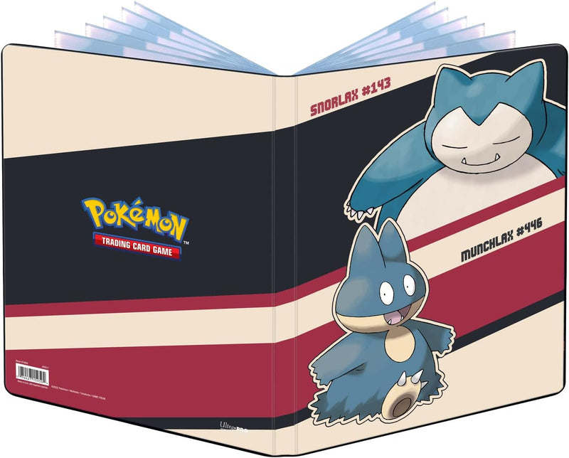 Ultra Pro Pokemon TCG: Snorlax and Munchlax 9-Pocket Portfolio Card Game Accessories Ultra Pro