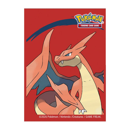Ultra Pro: Deck Protector Sleeves - Pokemon Mega Charizard Y - 65 Count Card Game Accessories Ultra Pro