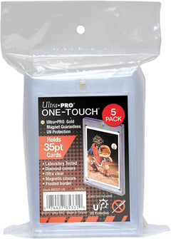 Ultra Pro: One-Touch 2.5" x 3.5" 35pt - 5 Pack Card Game Ultra Pro