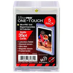 Ultra Pro: One-Touch 2.5" x 3.5" 35pt - 5 Pack Card Game Ultra Pro