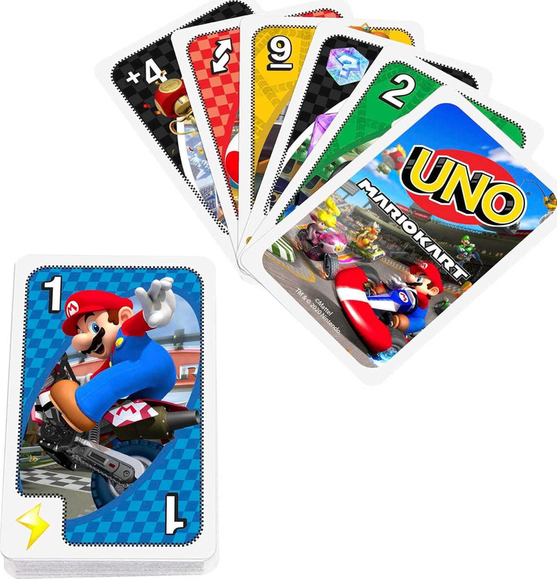 UNO: Mario Kart Board Game Mattel