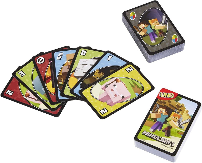 UNO: Minecraft Toys & Games Mattel