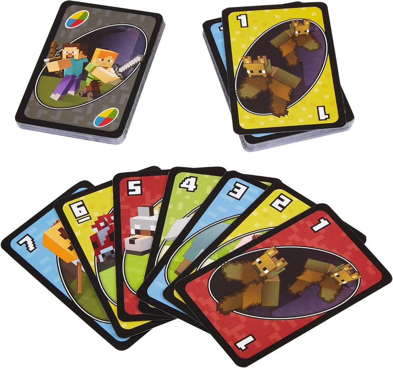 UNO: Minecraft Toys & Games Mattel