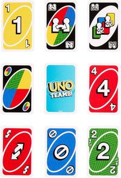 UNO Teams! Board Game Mattel