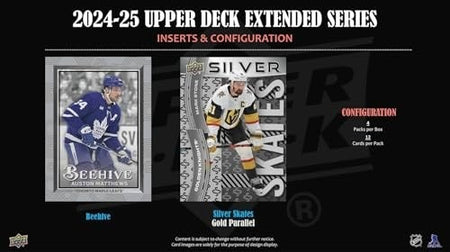 Upper Deck 2024-25 Extended Series Hockey Blaster Box - 4 Booster Packs Card Game Upper Deck
