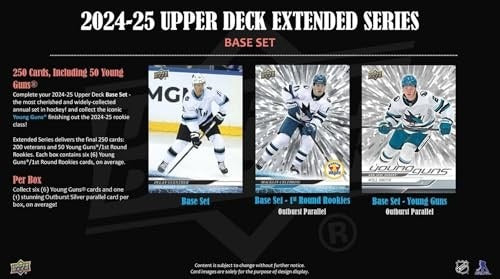 Upper Deck 2024-25 Extended Series Hockey Blaster Box Card Game Upper Deck