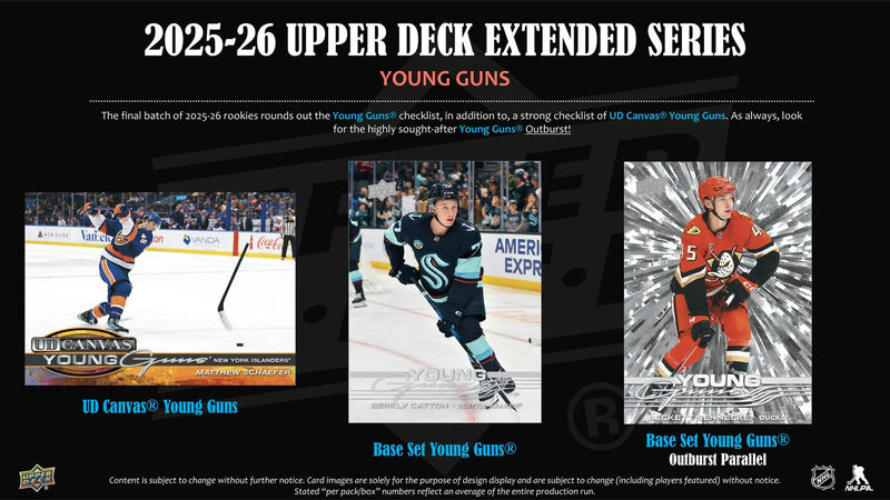 Upper Deck: 2025-26 Extended Series Blaster Box - 4 Packs