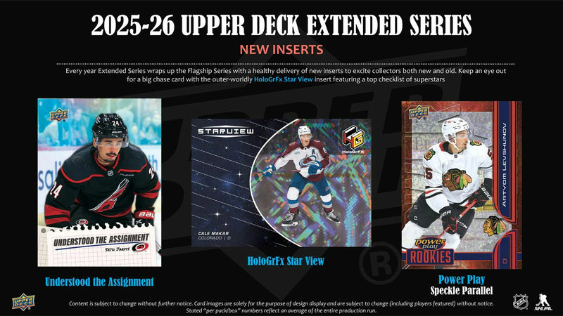 Upper Deck: 2025-26 Extended Series Blaster Box - 4 Packs