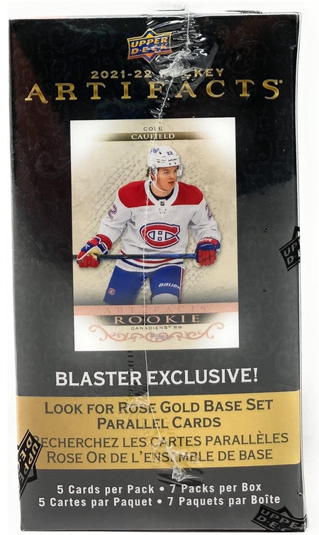 Upper Deck 2021-22: Artifacts Blaster Box - 7 Packs Sports Cards Upper Deck