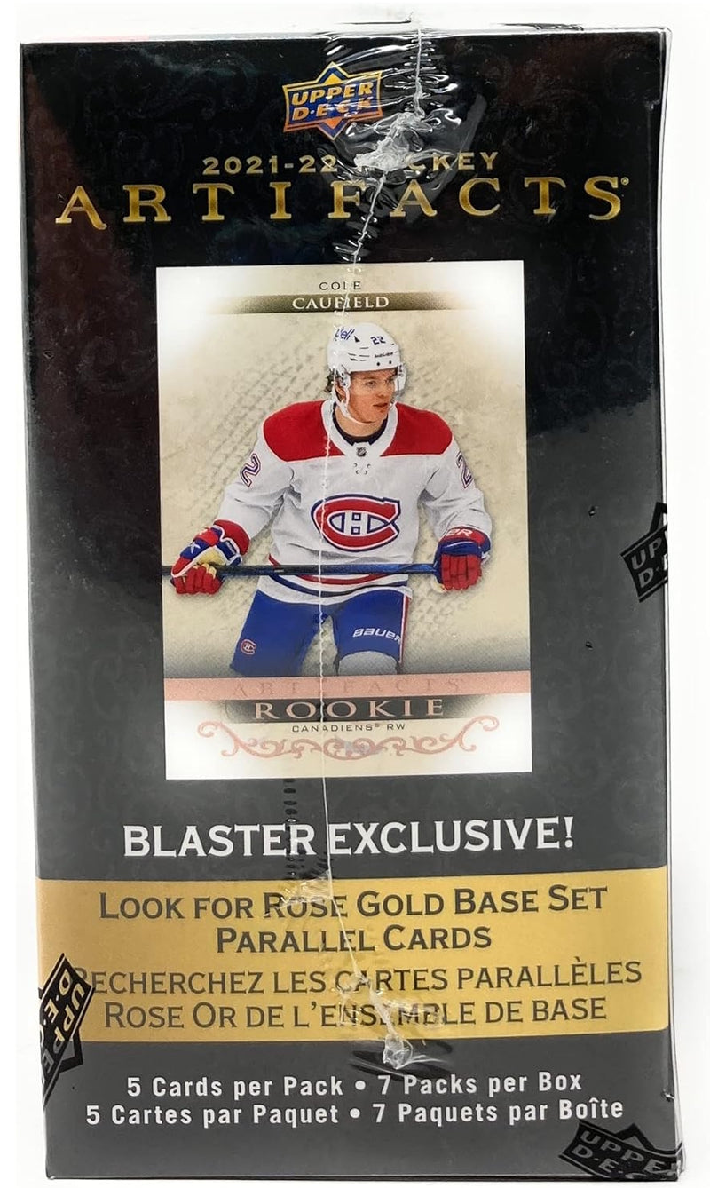 Upper Deck 2021-22: Artifacts Blaster Box - 7 Packs Sports Cards Upper Deck