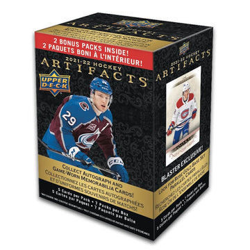 Upper Deck 2021-22: Artifacts Blaster Box - 7 Packs Sports Cards Upper Deck