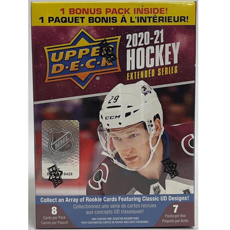 Upper Deck 2020-21 Extended Series Hockey Blaster Box Sports Cards Upper Deck