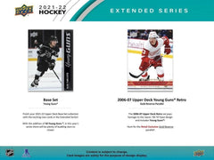 Upper Deck 2021-22 Extended Series Hockey Blaster Box Sports Cards Upper Deck