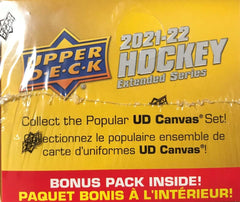Upper Deck 2021-22 Extended Series Hockey Blaster Box Sports Cards Upper Deck