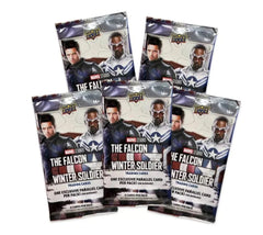 Upper Deck: Marvel Studios Falcon and the Winter Soldier Blaster Box - 5 Packs of 6 Cards Card Game Upper Deck