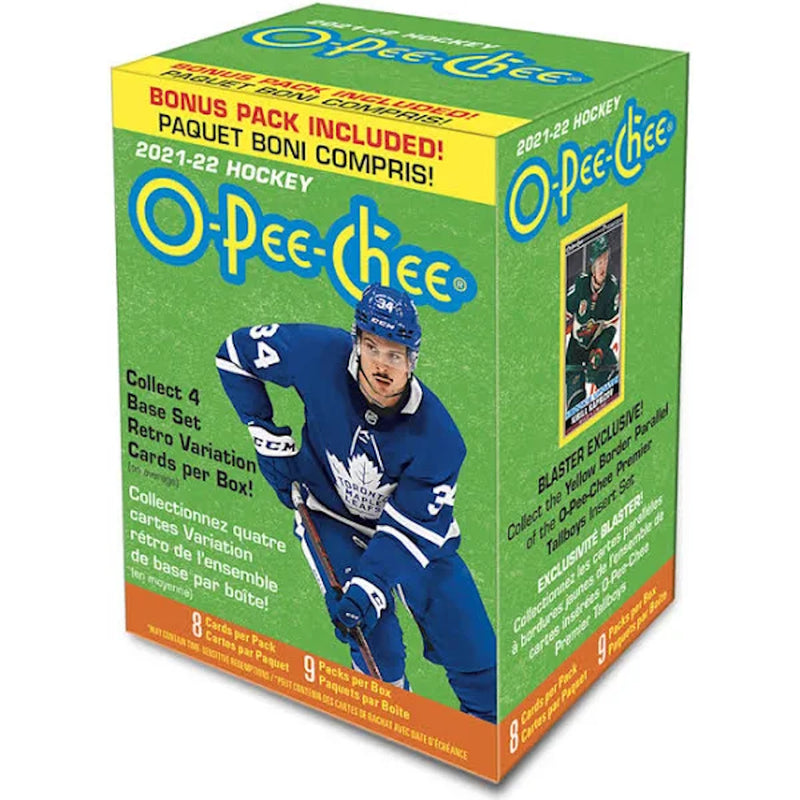 Upper Deck 2021-2022: O-Pee-Chee Blaster Box - 9 Packs Sports Cards Upper Deck
