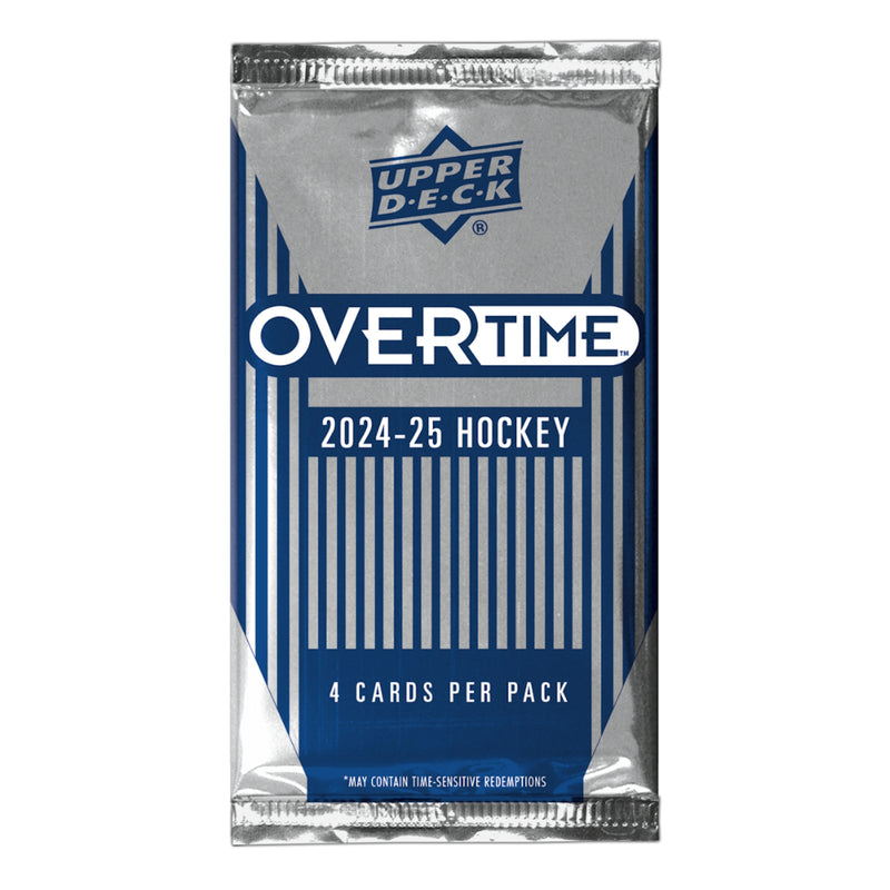 Upper Deck : 2024-25 Overtime Hockey Promo Pack - 4 Cards Sports Cards Upper Deck