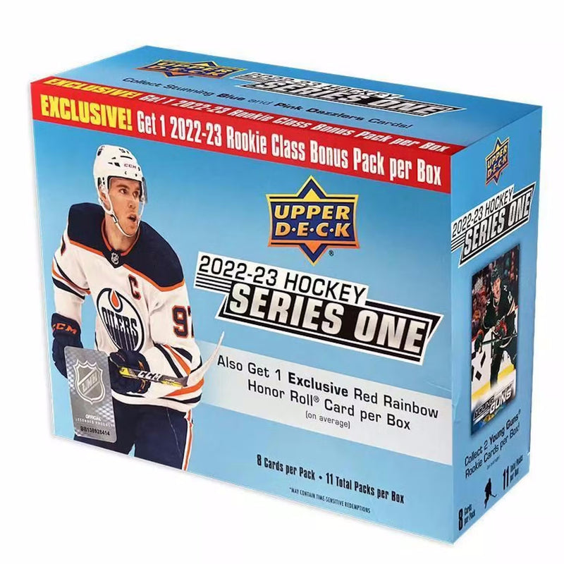 Upper Deck Series One Hockey 2022/23 Mega Box (11 Packs) Sports Cards Upper Deck