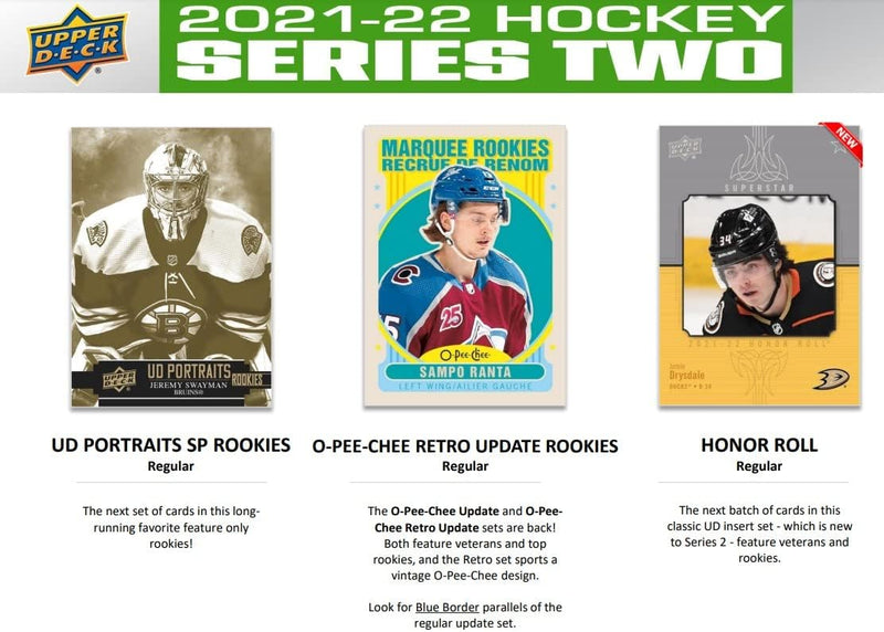 2021-22 Upper Deck Series 2 Hockey - Blaster Box (48 Cards) Sports Cards Upper Deck
