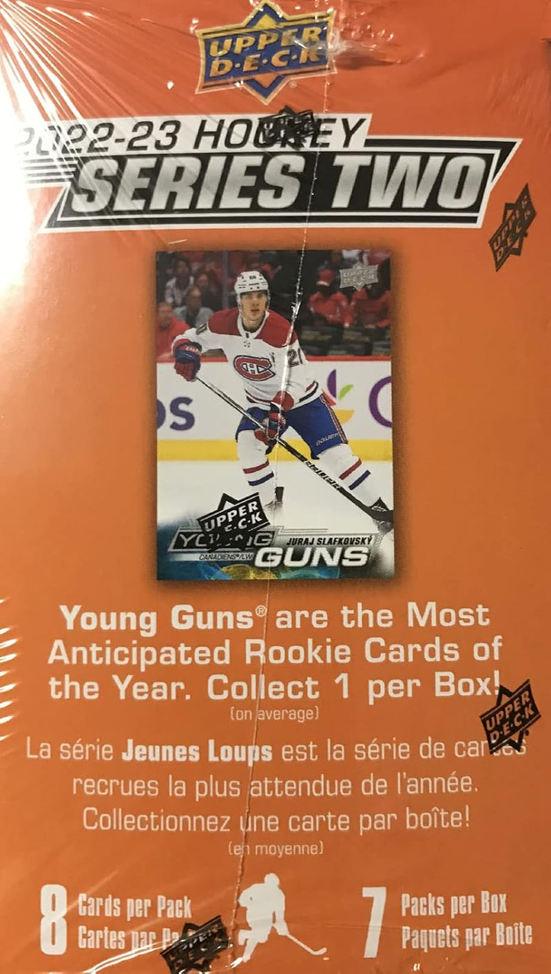 2022-23 Upper Deck Series 2 Hockey - Blaster Box (56 Cards) Sports Cards Upper Deck