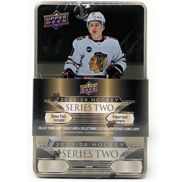 Upper Deck 2023-2024: Series 2 Hockey Tin Sports Cards Upper Deck