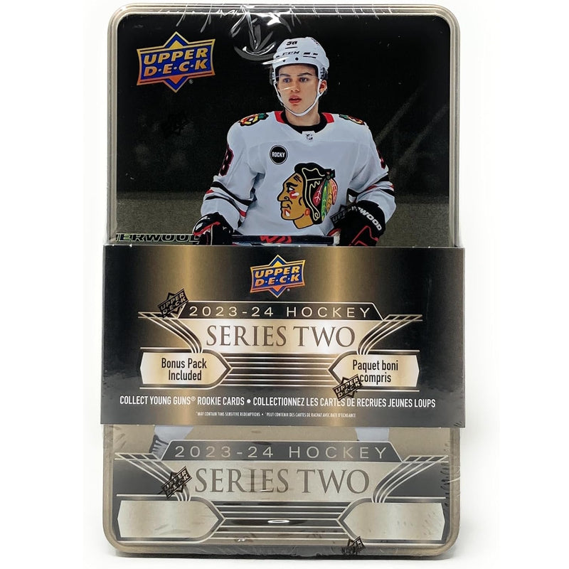 Upper Deck 2023-2024: Series 2 Hockey Tin Sports Cards Upper Deck