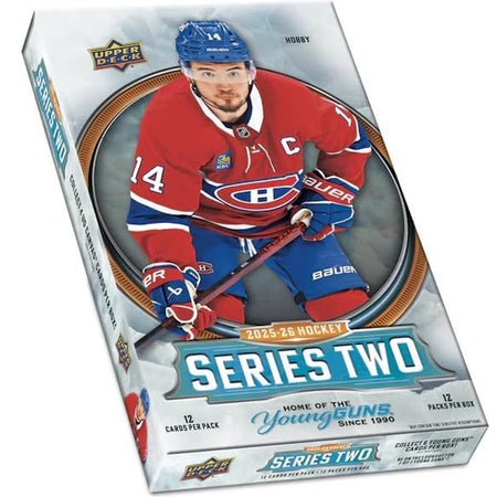 Upper Deck : 2025-26 Series 2 Hockey Hobby Box - 12 packs Sports Cards Upper Deck