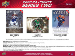 Upper Deck: 2023 - 2024 Series 2 Hockey Blaster Pack - 4 Packs Card Game Upper Deck