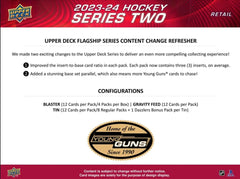 Upper Deck: 2023 - 2024 Series 2 Hockey Blaster Pack - 4 Packs Card Game Upper Deck