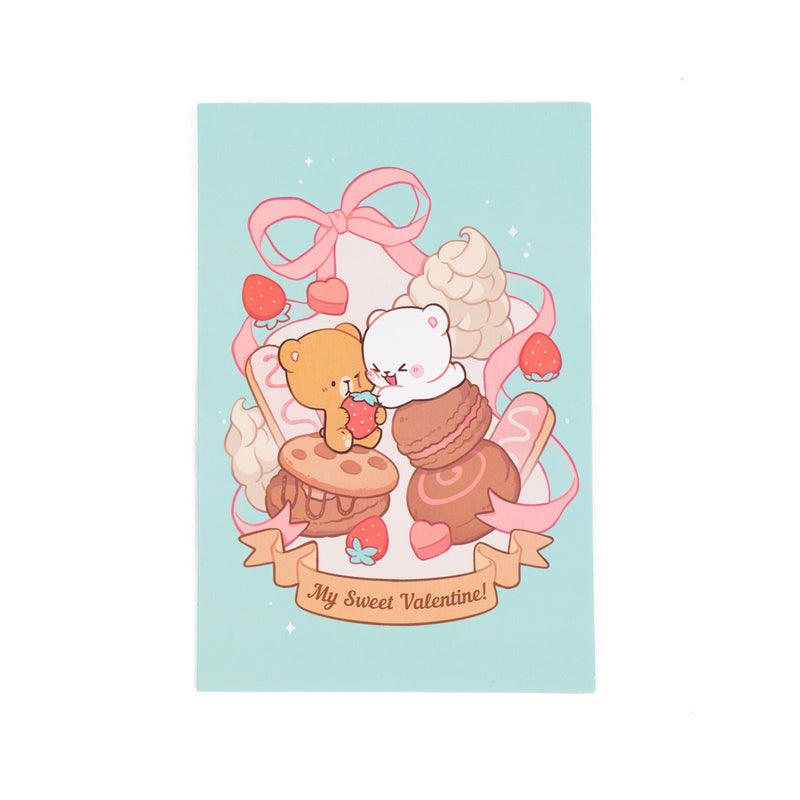 Milk Mocha Bear: Valentine's Day Card - My Sweet Valentine Greeting & Note Cards Milk Mocha Bear