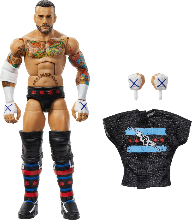 WWE Elite Collection: CM Punk Action Figure - Series #115 Toys & Games Mattel