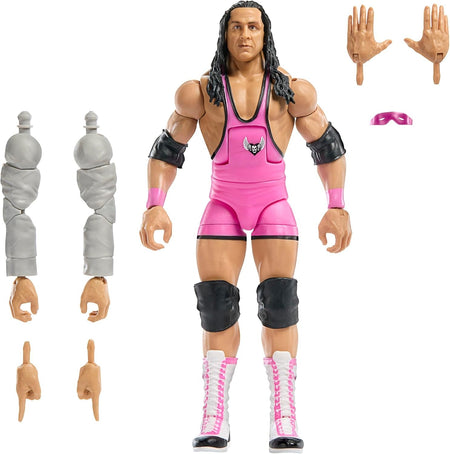 WWE Elite Collection: Survivor Series War Games - Bret Hart Figure Toys & Games Mattel