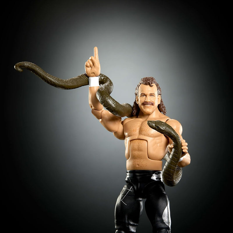 WWE Elite Collection: Wrestle Mania - Jake The Snake Roberts - BAF Sam Roberts Toys & Games Mattel