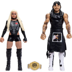 WWE Main Event Showdown: Dominik Mysterio and Liv Morgan Figure 2 Pack - Series 25 Toys & Games Mattel