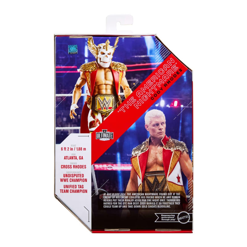 WWE Ultimate Edition: The American Nightmare Cody Rhodes Toys & Games Mattel