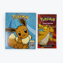 Pokemon x McDonald's Happy Meal Toy 2025 - Eevee Sticker Activity Sheet and Booster Pack Card Game Pokemon